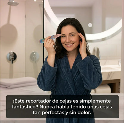 Depiladora facial 2 en 1 | Efecto purpurina