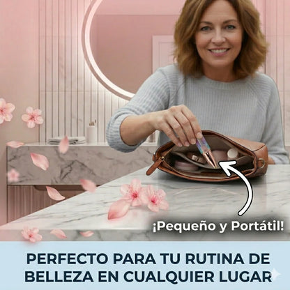 Depiladora facial 2 en 1 | Efecto purpurina